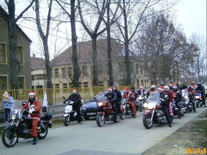 Vecsési motoros mikulások 2006-ban