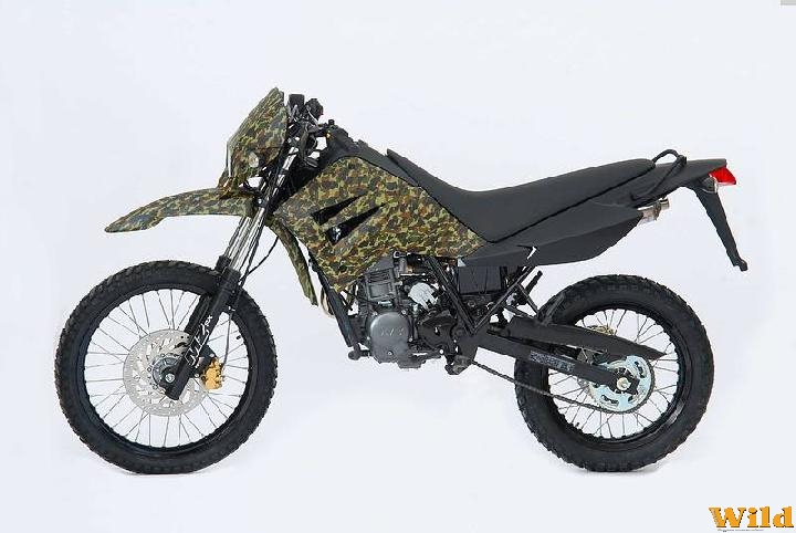 MZ 125 SX Camouflage terepszínű