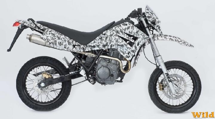 MZ 125 SX Camouflage szürke terep