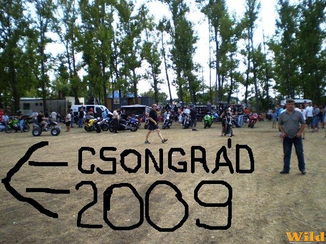 Csongrádi motorostalálkozón,2009.